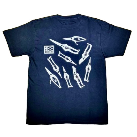 Kuroco Original T-shirt in Navy produced by Yoshioka Hamono