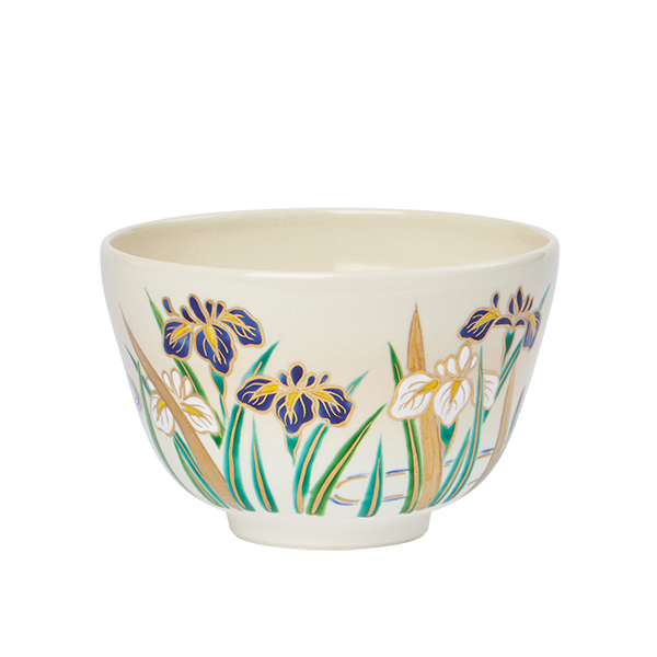 MK-5_Front_Iris_Tea_Bowl_Golden_CloseUp