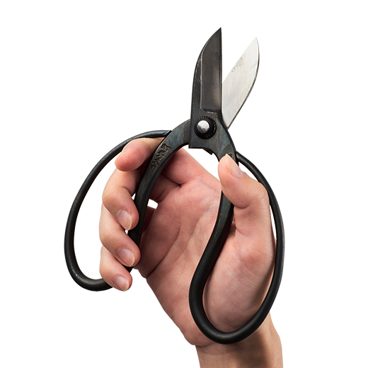 Koryu floral scissors carbon steel