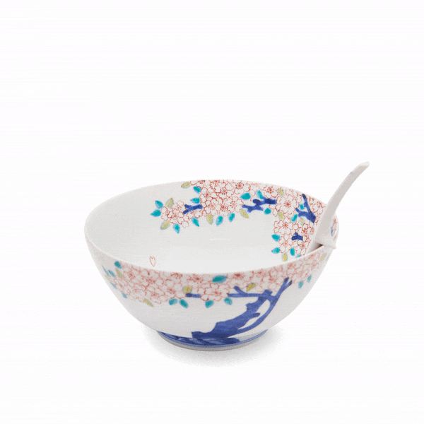 Ultimate Arita Ware Cherry Blossom Ramen Bowl