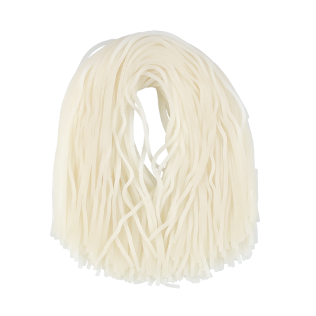Okomen Gluten Free Semi Dried White Rice Noodle out of packet