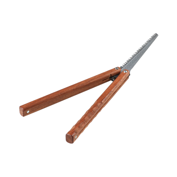 Handcrafted Compact Folding Japanese Pull Saw Open