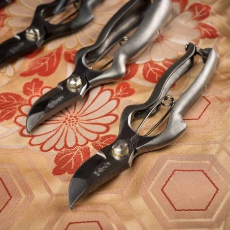Toyama Hamono Good Design Award Winners Stainless Steel Robust and Slim Offset Handle Secateurs
