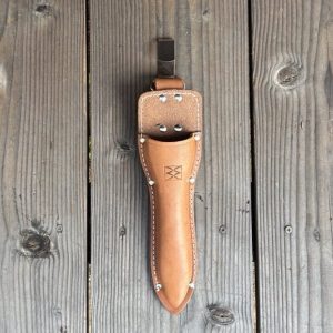 Leather-Holster-for-Kuroco-26cm-topiray_styled-on-wood-deck